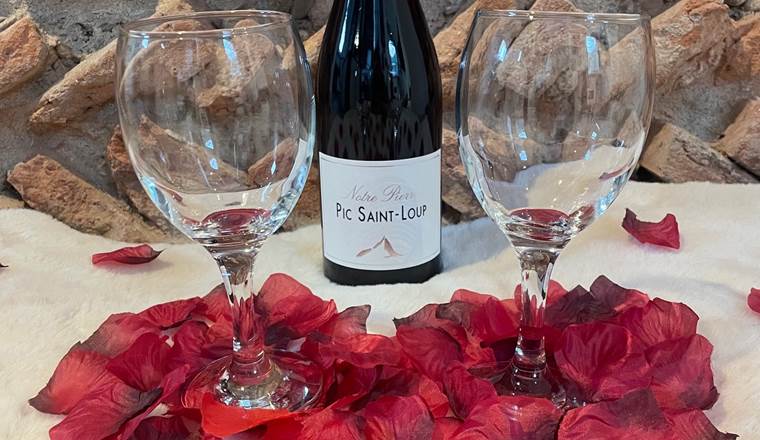 Bouteille de vin rouge 
